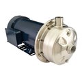 American Stainless Pumps Stainless Steel Pump, Carbon/Silicon Carbide/Viton Seal, 5 HP, TEFC Motor, BEP = 45 gpm T1526745T3F